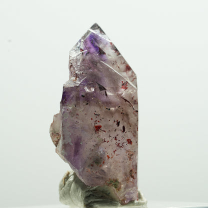 Harlekin Skelett Phantom Amethyst Spitze Brandberg, Namibia 15*8*6mm #13592