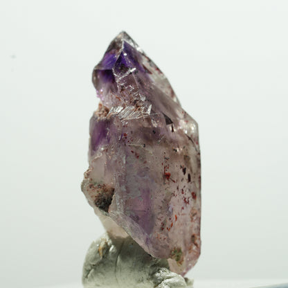 Harlekin Skelett Phantom Amethyst Spitze Brandberg, Namibia 15*8*6mm #13592