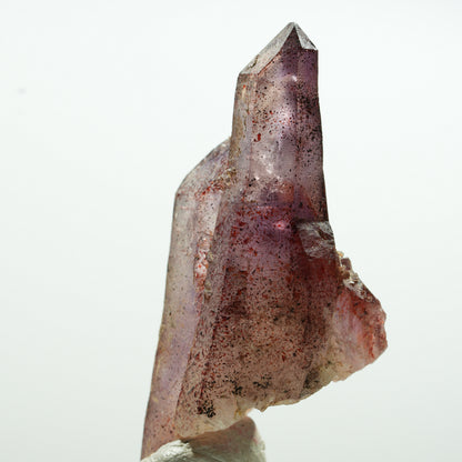 Seltene Phantom Amethyst Zepter mit Eisen Spitzen Brandberg, Namibia 27*13*11mm #13593