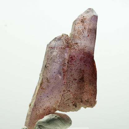 Seltene Phantom Amethyst Zepter mit Eisen Spitzen Brandberg, Namibia 27*13*11mm #13593