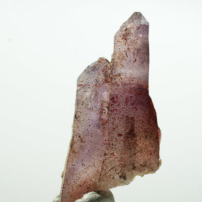 Seltene Phantom Amethyst Zepter mit Eisen Spitzen Brandberg, Namibia 27*13*11mm #13593