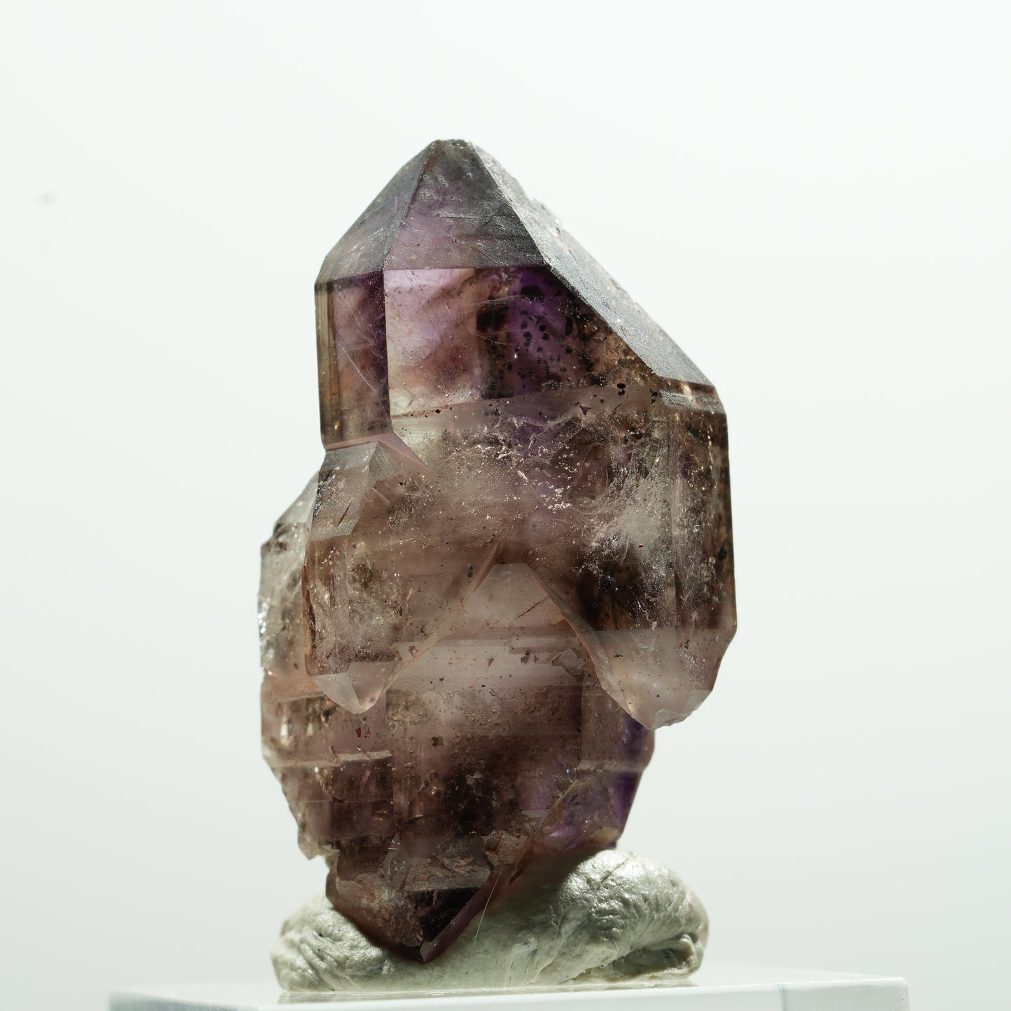 Skelett Phantom Amethyst Zepter Doppelender Spitzen Brandberg Namibia 38*21*19mm #13595