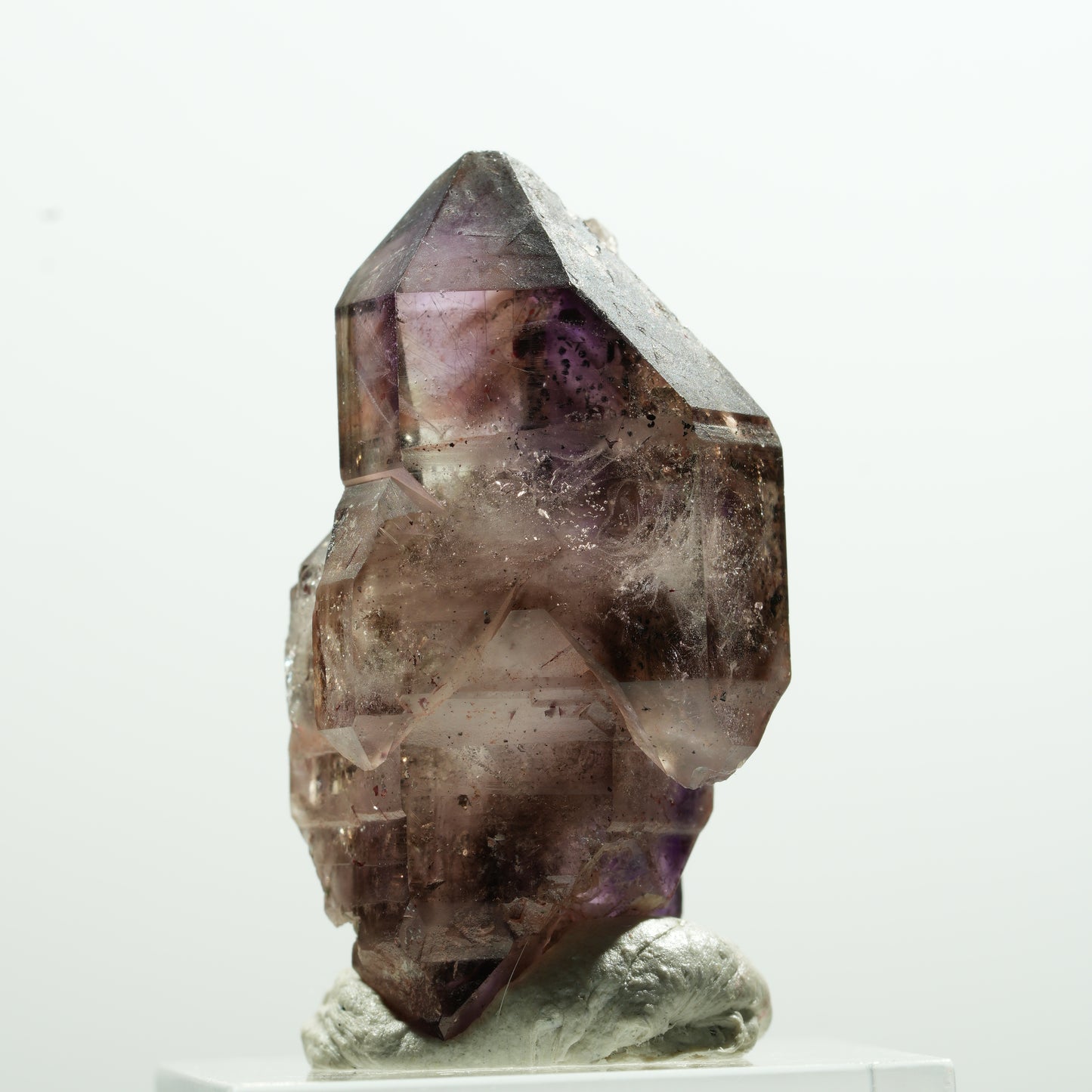 Skelett Phantom Amethyst Zepter Doppelender Spitzen Brandberg Namibia 38*21*19mm #13595