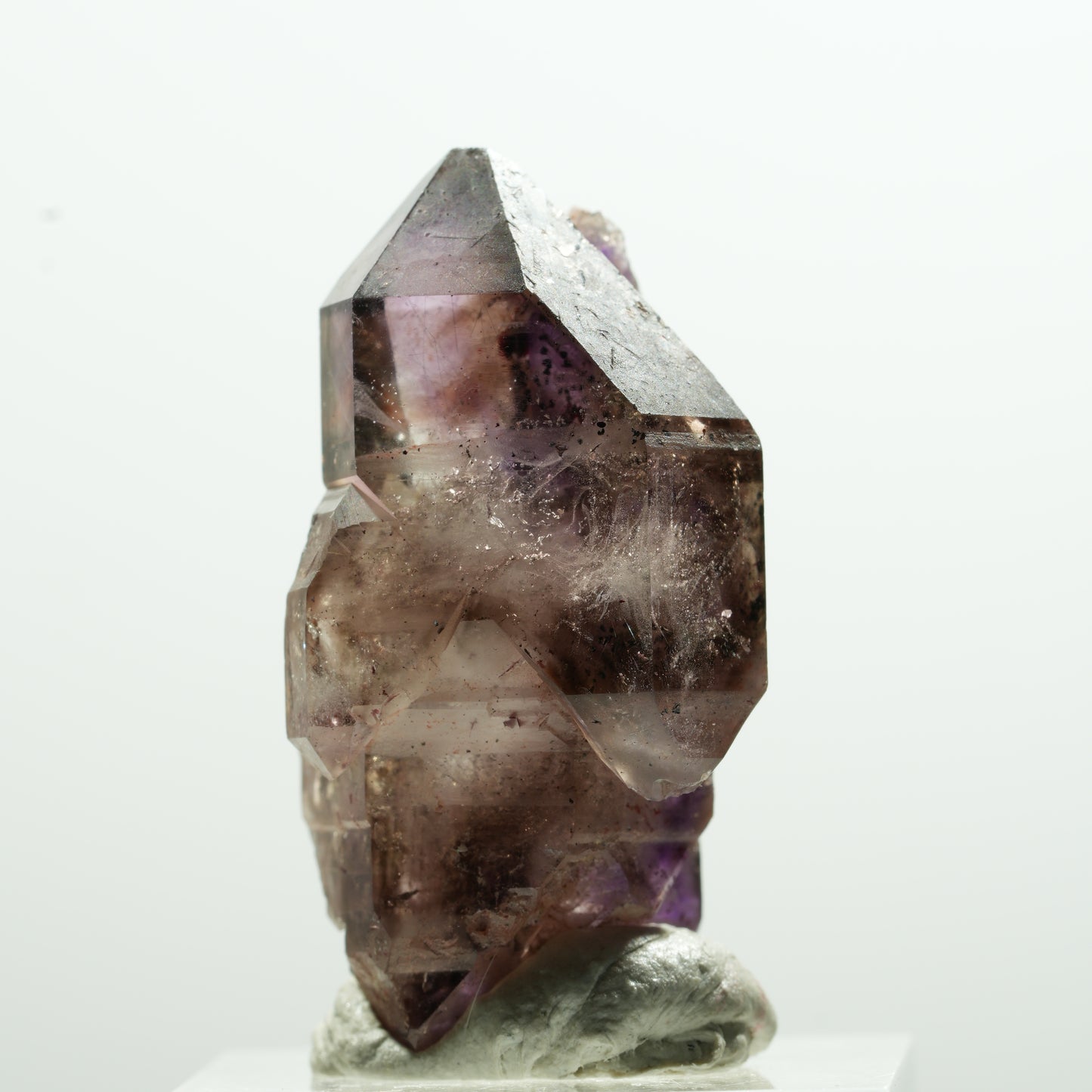 Skelett Phantom Amethyst Zepter Doppelender Spitzen Brandberg Namibia 38*21*19mm #13595