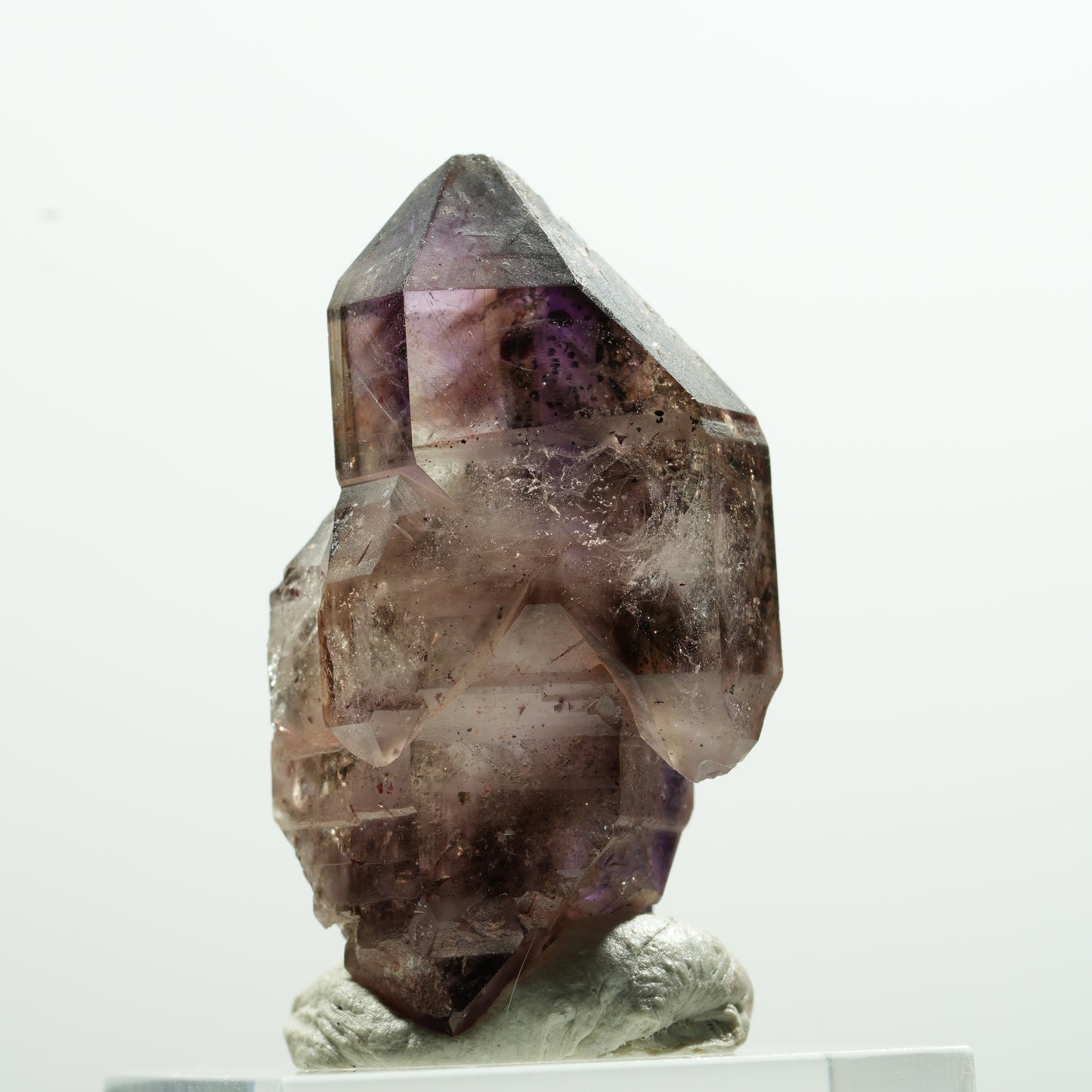 Skelett Phantom Amethyst Zepter Doppelender Spitzen Brandberg Namibia 38*21*19mm #13595