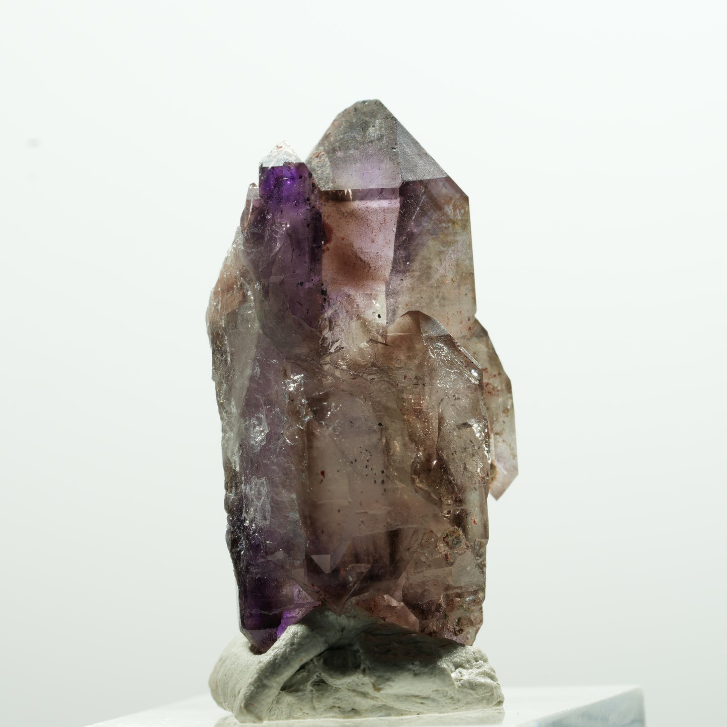 Skelett Phantom Amethyst Zepter Doppelender Spitzen Brandberg Namibia 38*21*19mm #13595