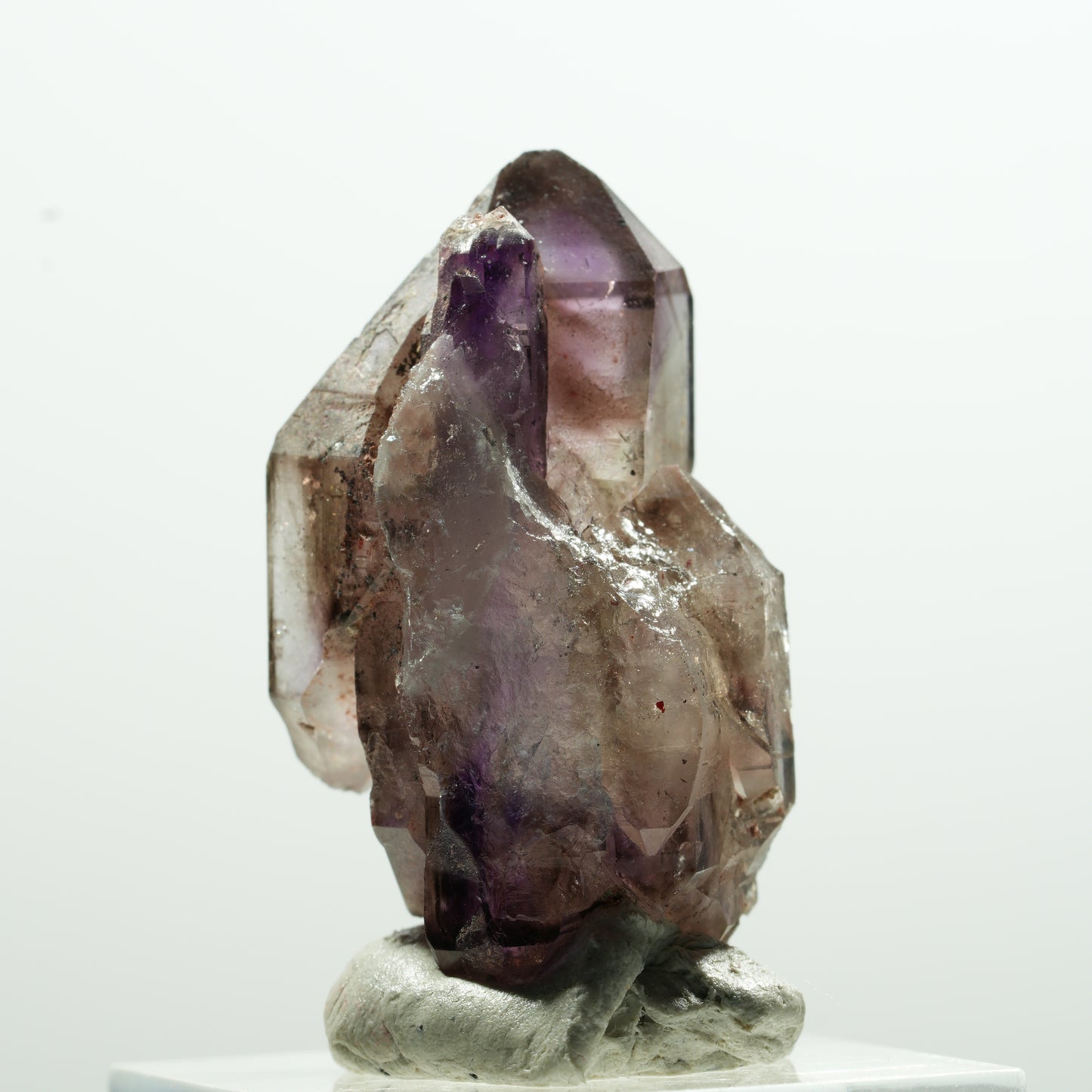 Skelett Phantom Amethyst Zepter Doppelender Spitzen Brandberg Namibia 38*21*19mm #13595