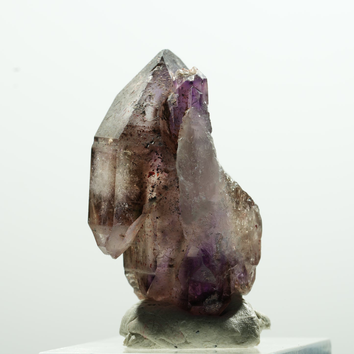 Skelett Phantom Amethyst Zepter Doppelender Spitzen Brandberg Namibia 38*21*19mm #13595