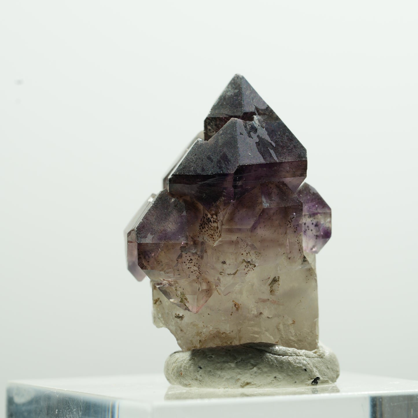 Skelett Phantom Amethyst Zepter Doppelender Spitzen Brandberg Namibia 26*17*16mm #13596