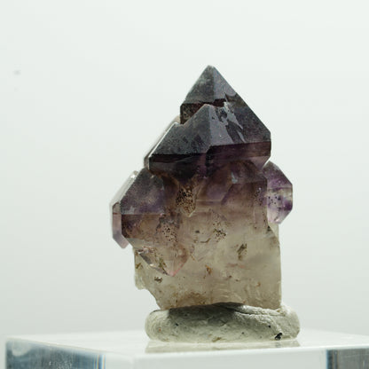 Skelett Phantom Amethyst Zepter Doppelender Spitzen Brandberg Namibia 26*17*16mm #13596