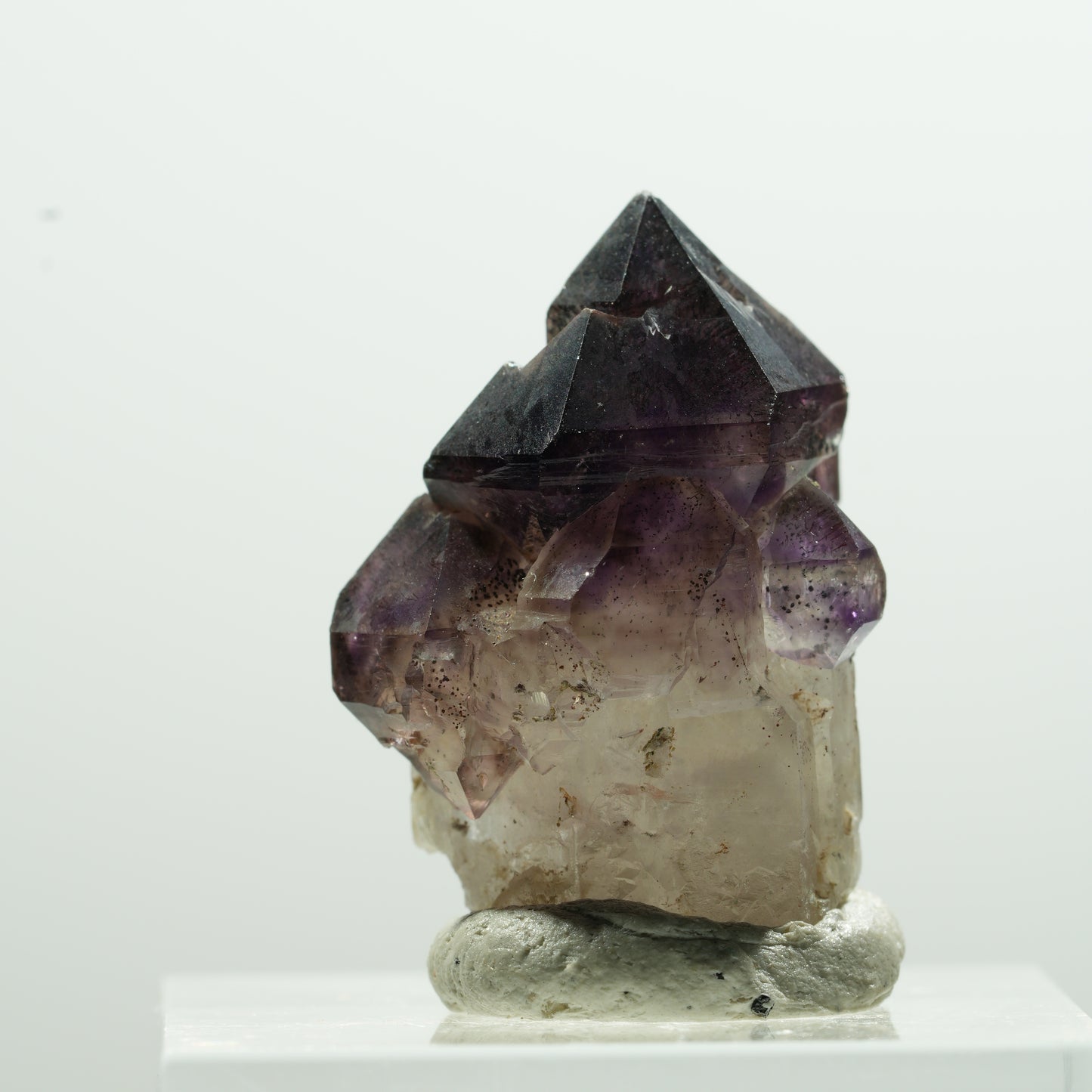 Skelett Phantom Amethyst Zepter Doppelender Spitzen Brandberg Namibia 26*17*16mm #13596