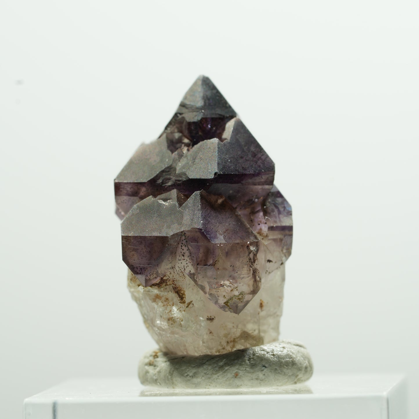 Skelett Phantom Amethyst Zepter Doppelender Spitzen Brandberg Namibia 26*17*16mm #13596