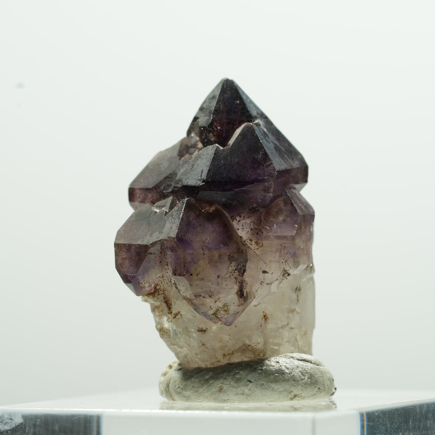 Skelett Phantom Amethyst Zepter Doppelender Spitzen Brandberg Namibia 26*17*16mm #13596