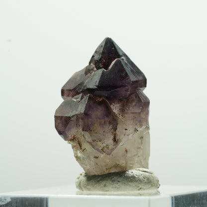 Skelett Phantom Amethyst Zepter Doppelender Spitzen Brandberg Namibia 26*17*16mm #13596