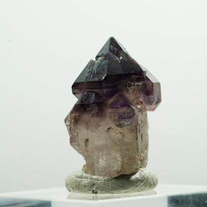 Skelett Phantom Amethyst Zepter Doppelender Spitzen Brandberg Namibia 26*17*16mm #13596