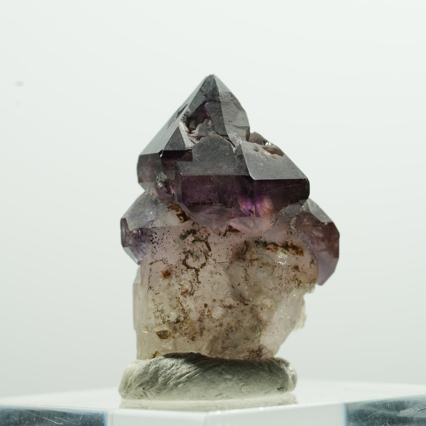 Skelett Phantom Amethyst Zepter Doppelender Spitzen Brandberg Namibia 26*17*16mm #13596