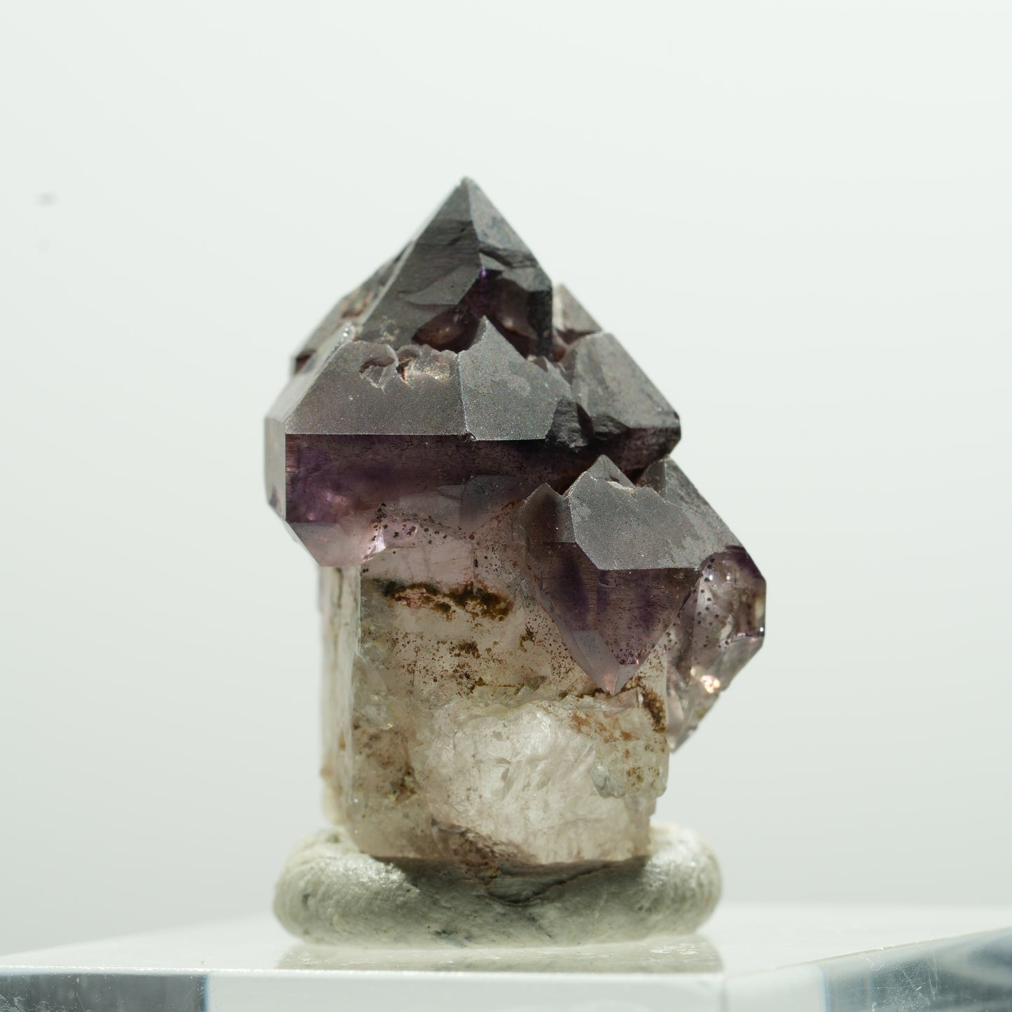 Skelett Phantom Amethyst Zepter Doppelender Spitzen Brandberg Namibia 26*17*16mm #13596