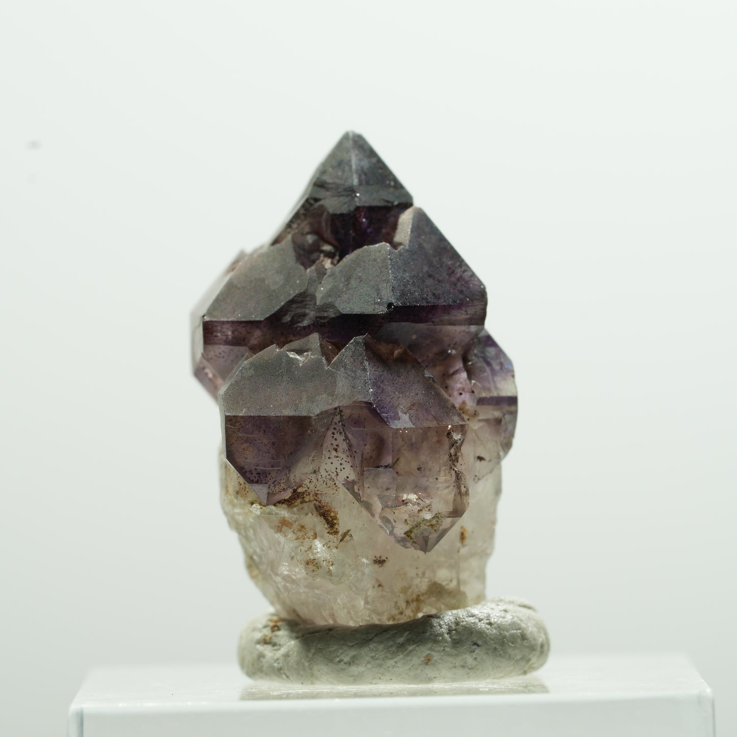 Skelett Phantom Amethyst Zepter Doppelender Spitzen Brandberg Namibia 26*17*16mm #13596