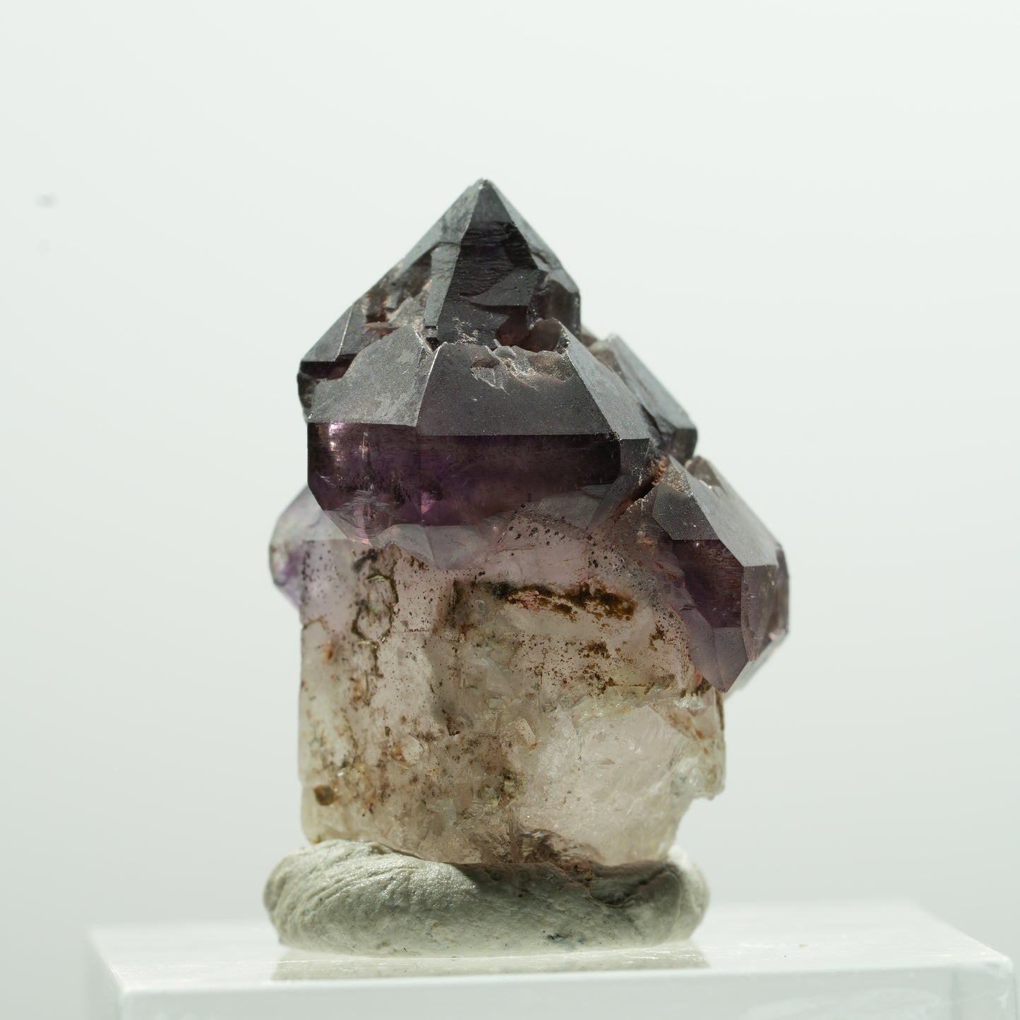 Skelett Phantom Amethyst Zepter Doppelender Spitzen Brandberg Namibia 26*17*16mm #13596