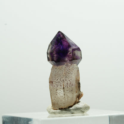 Seltene Phantom Amethyst Zepter Spitze Brandberg, Namibia 24*10*8mm #13597