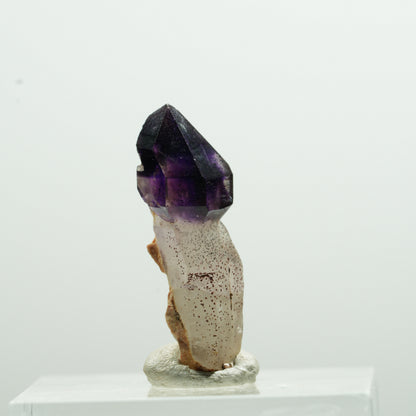 Seltene Phantom Amethyst Zepter Spitze Brandberg, Namibia 24*10*8mm #13597