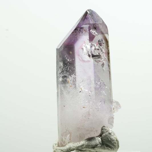 Enhydro Phantom Amethyst Spitze, 1x Blase Goboboseb, Namibia 43*19*15mm #13598