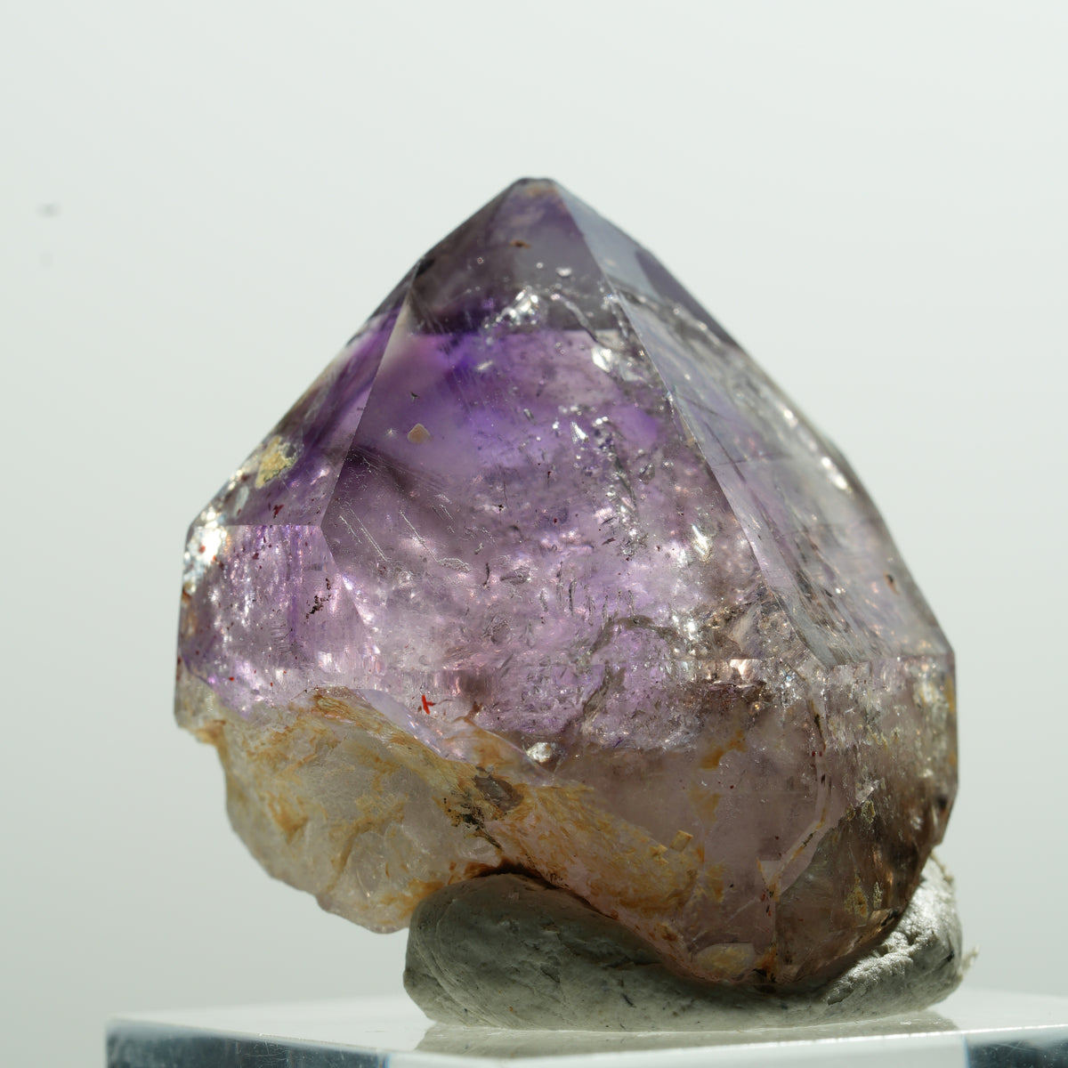 Pointe d'améthyste fantôme squelette rare Goboboseb, Namibie 30*24*23mm #13599