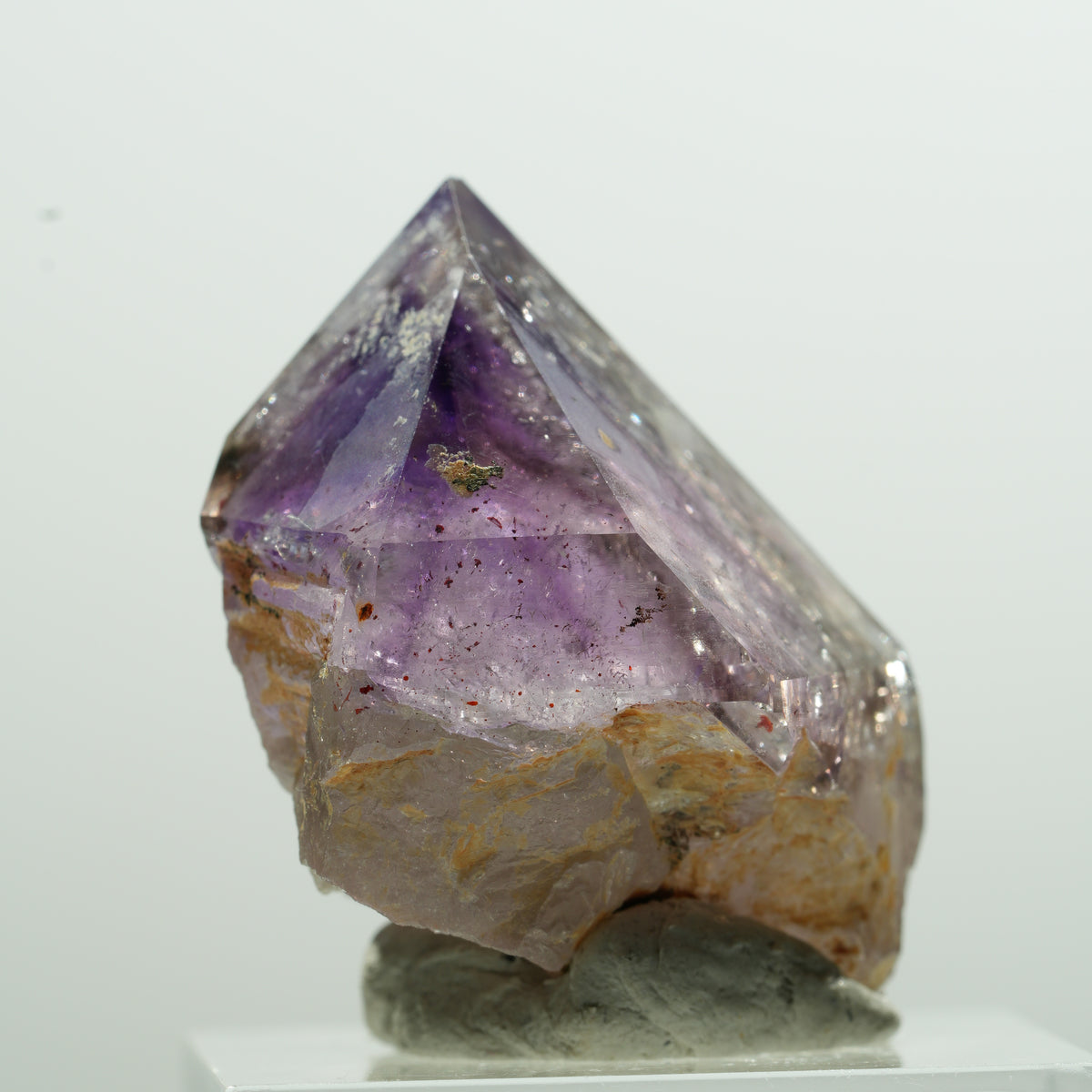 Pointe d'améthyste fantôme squelette rare Goboboseb, Namibie 30*24*23mm #13599