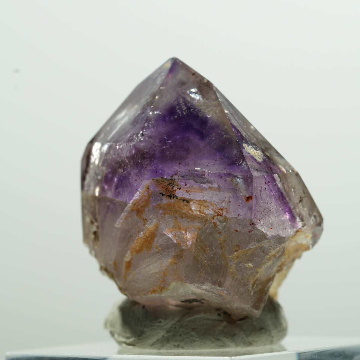 Pointe d'améthyste fantôme squelette rare Goboboseb, Namibie 30*24*23mm #13599