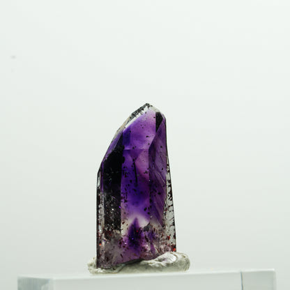 Seltene Harlekin Phantom Amethyst Spitze Goboboseb, Namibia 21*11*8mm #13601
