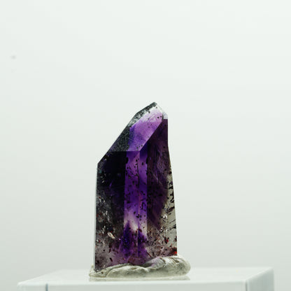 Seltene Harlekin Phantom Amethyst Spitze Goboboseb, Namibia 21*11*8mm #13601