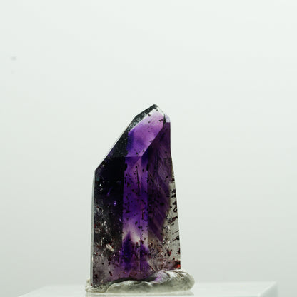 Seltene Harlekin Phantom Amethyst Spitze Goboboseb, Namibia 21*11*8mm #13601