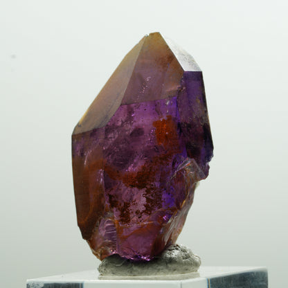 Seltene Phantom Amethyst Skelett Spitze mit Eisen Goboboseb, Namibia 40*23*20mm #13603