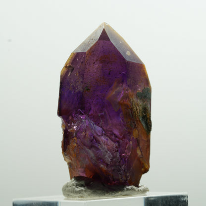 Seltene Phantom Amethyst Skelett Spitze mit Eisen Goboboseb, Namibia 40*23*20mm #13603