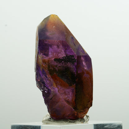Seltene Phantom Amethyst Skelett Spitze mit Eisen Goboboseb, Namibia 40*23*20mm #13603
