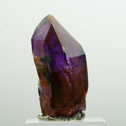 Seltene Phantom Amethyst Skelett Spitze mit Eisen Goboboseb, Namibia 40*23*20mm #13603