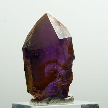 Seltene Phantom Amethyst Skelett Spitze mit Eisen Goboboseb, Namibia 40*23*20mm #13603