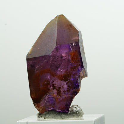 Seltene Phantom Amethyst Skelett Spitze mit Eisen Goboboseb, Namibia 40*23*20mm #13603