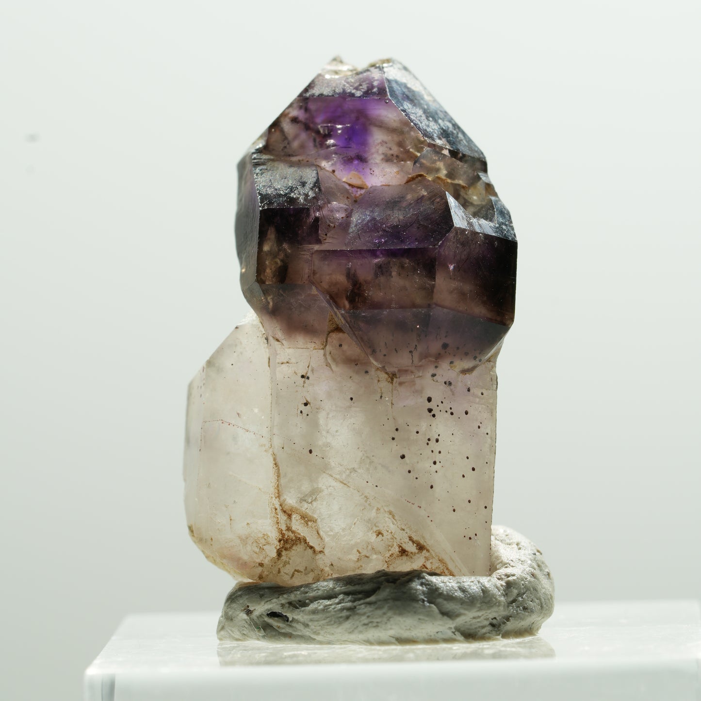 Seltene Phantom Amethyst Skelett Zepter Spitze Brandberg, Namibia 30*17*14mm #13604