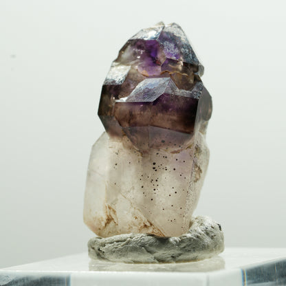 Seltene Phantom Amethyst Skelett Zepter Spitze Brandberg, Namibia 30*17*14mm #13604