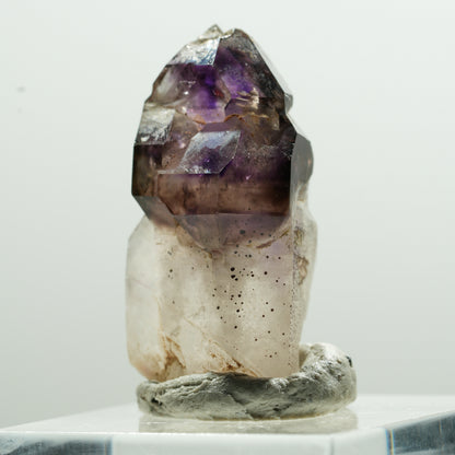 Seltene Phantom Amethyst Skelett Zepter Spitze Brandberg, Namibia 30*17*14mm #13604