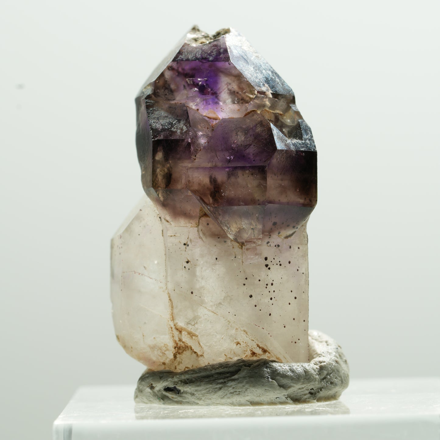 Seltene Phantom Amethyst Skelett Zepter Spitze Brandberg, Namibia 30*17*14mm #13604