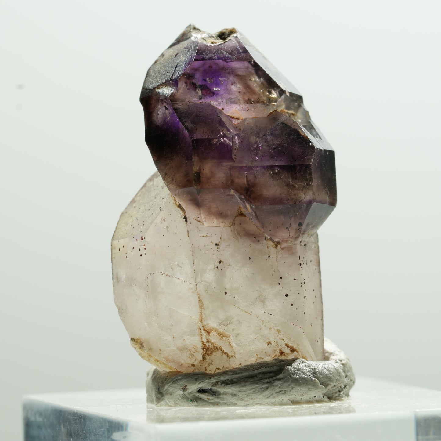 Seltene Phantom Amethyst Skelett Zepter Spitze Brandberg, Namibia 30*17*14mm #13604