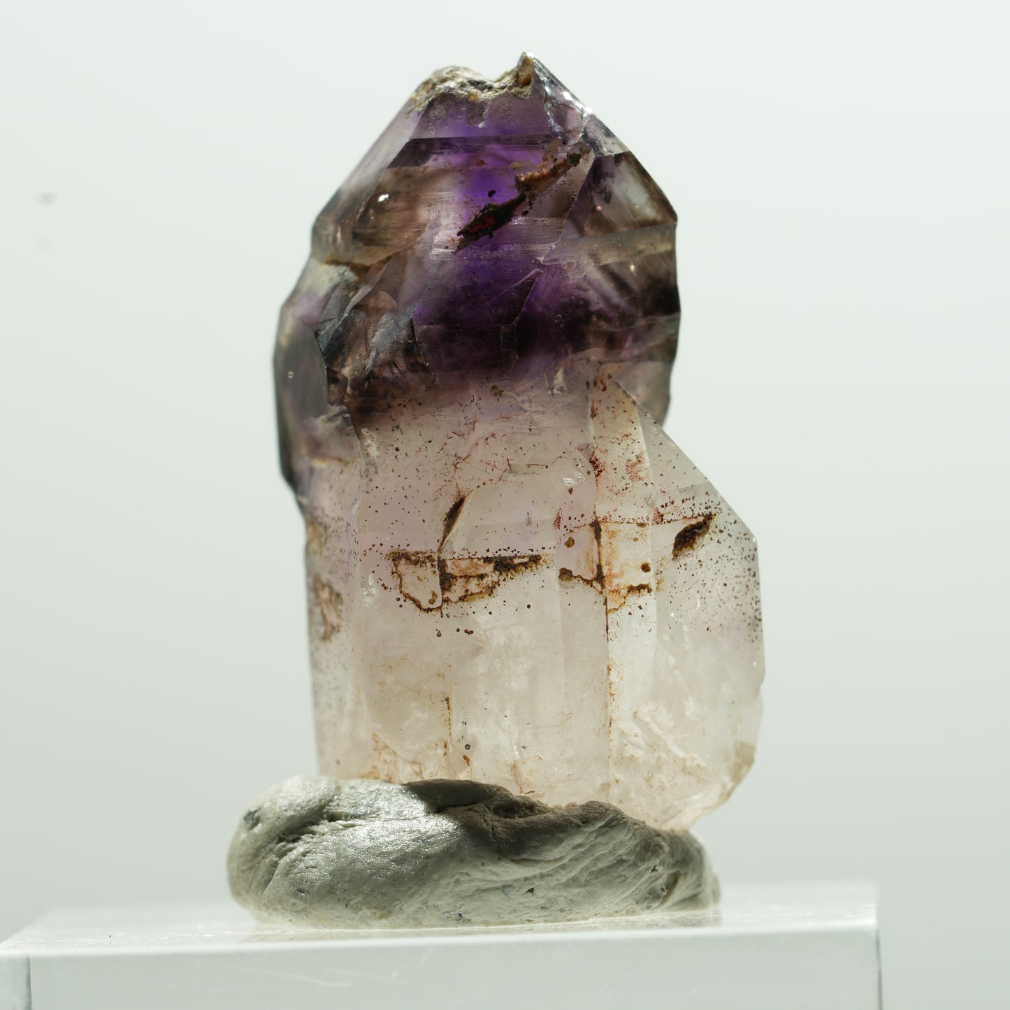 Seltene Phantom Amethyst Skelett Zepter Spitze Brandberg, Namibia 30*17*14mm #13604