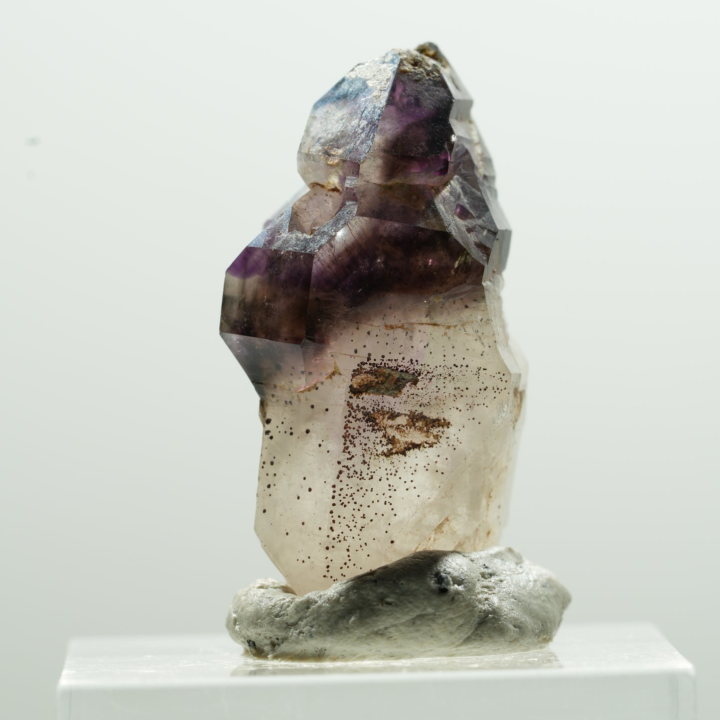 Seltene Phantom Amethyst Skelett Zepter Spitze Brandberg, Namibia 30*17*14mm #13604
