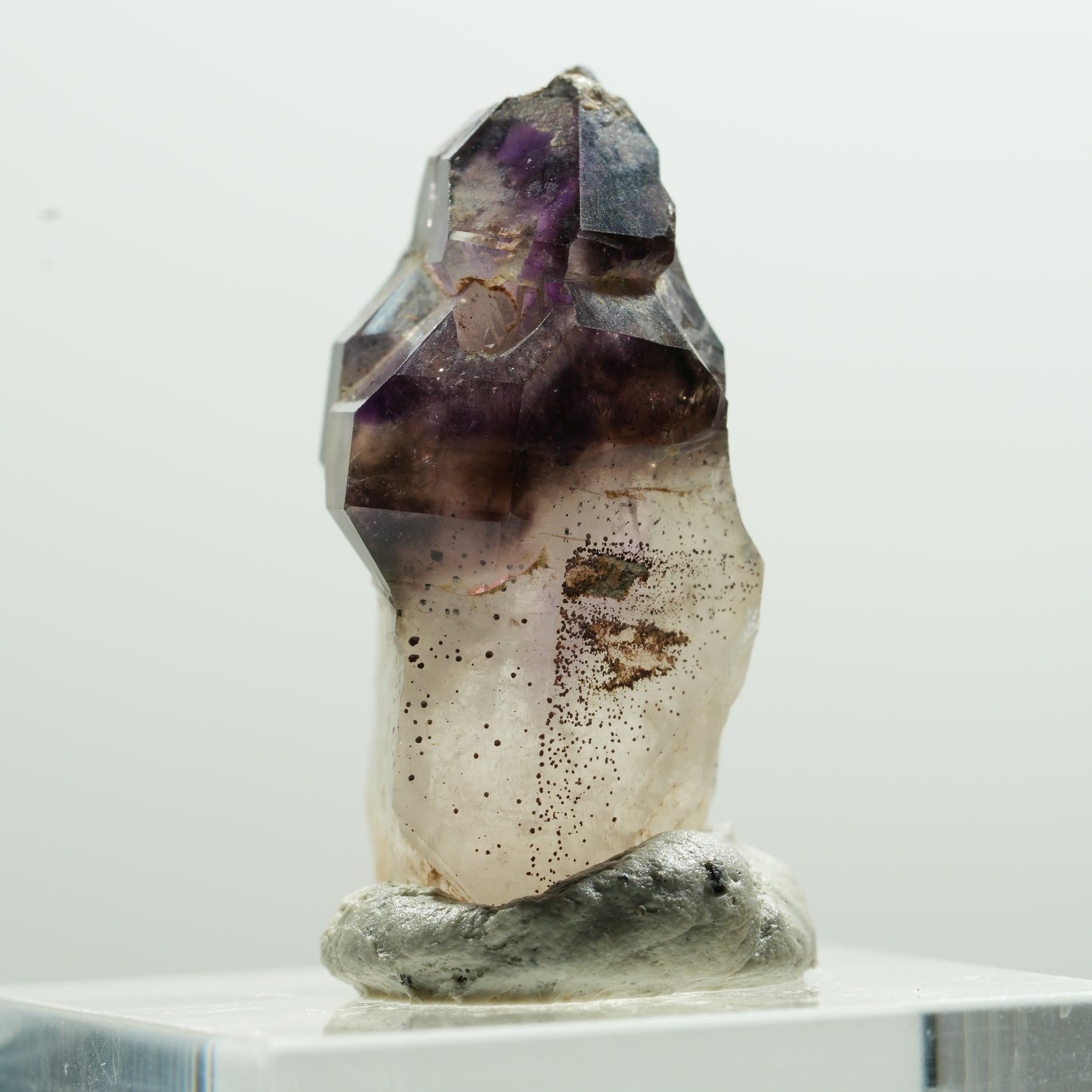 Seltene Phantom Amethyst Skelett Zepter Spitze Brandberg, Namibia 30*17*14mm #13604