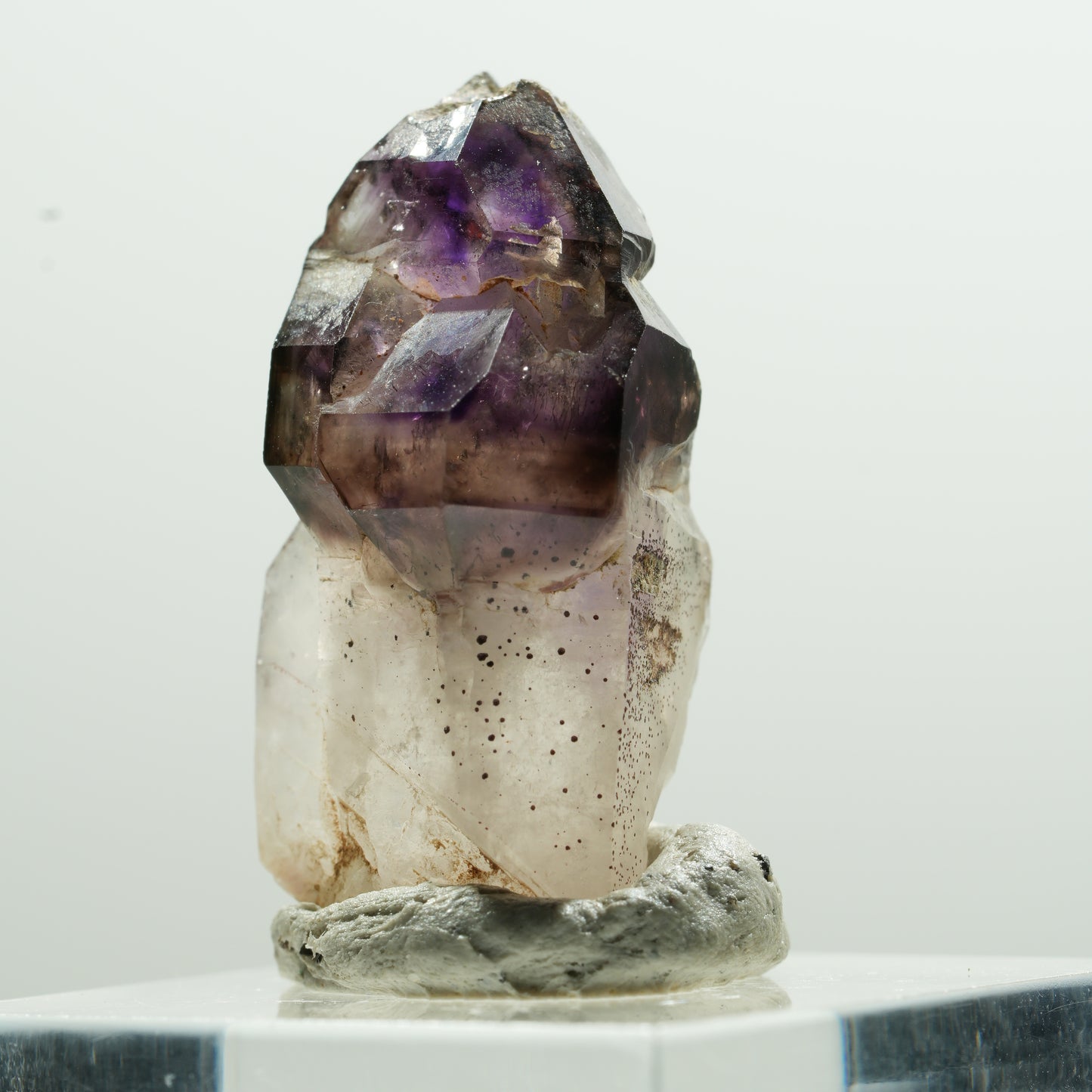Seltene Phantom Amethyst Skelett Zepter Spitze Brandberg, Namibia 30*17*14mm #13604