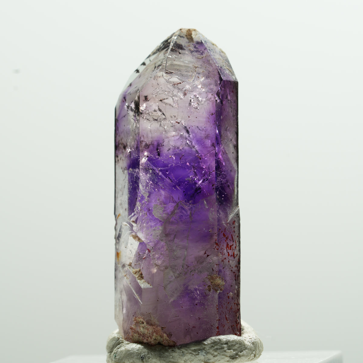 Seltene Skelett Phantom Amethyst Spitze Brandberg, Namibia 35*13*8mm #13605