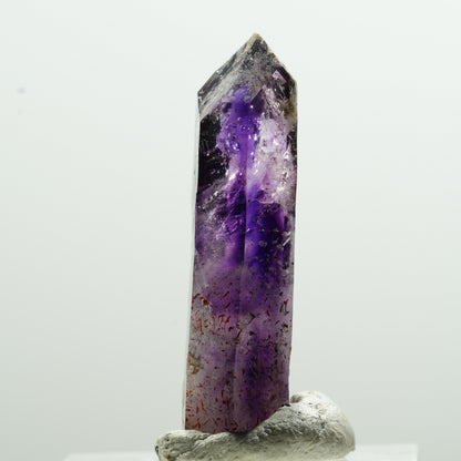 Seltene Skelett Phantom Amethyst Spitze Brandberg, Namibia 35*13*8mm #13605