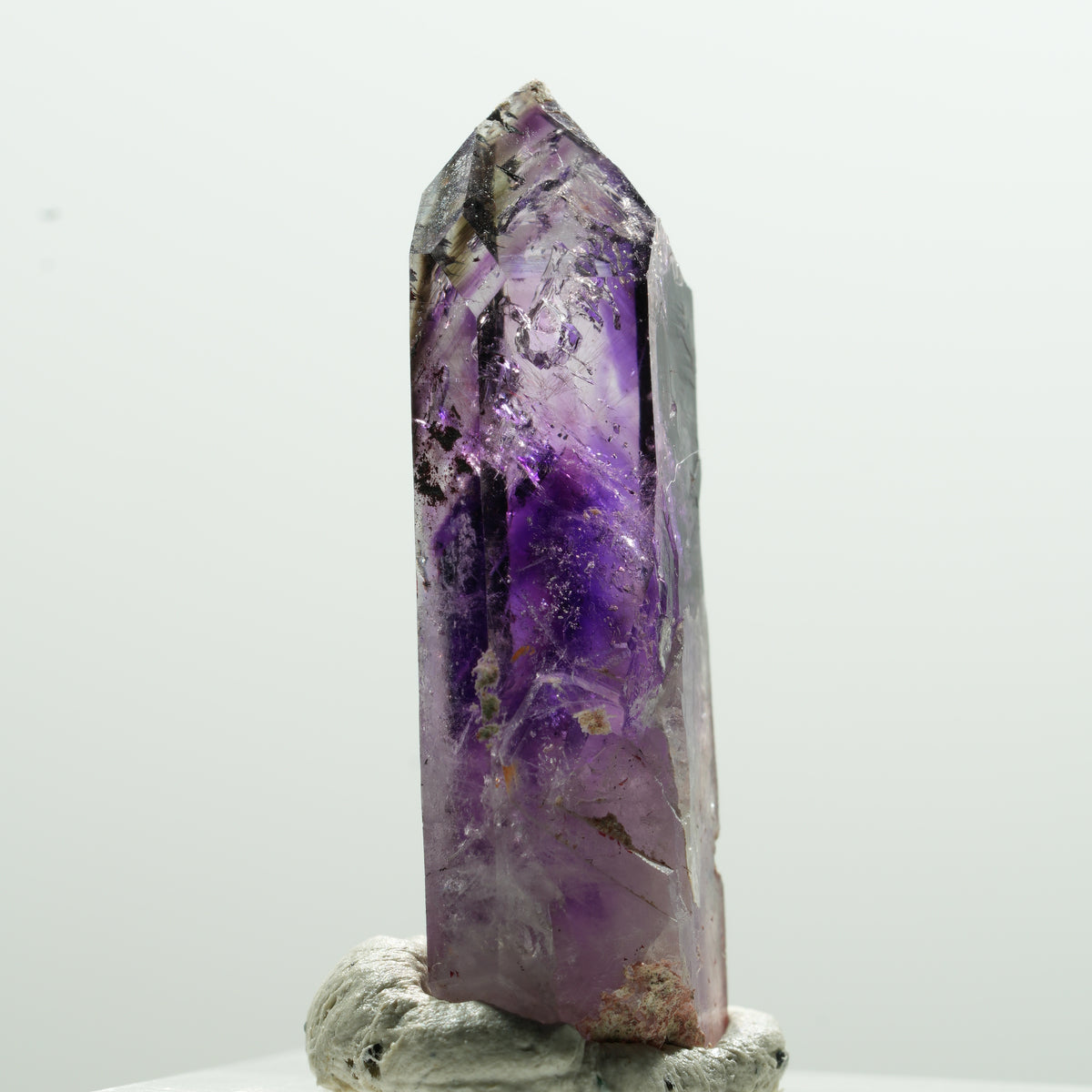 Seltene Skelett Phantom Amethyst Spitze Brandberg, Namibia 35*13*8mm #13605
